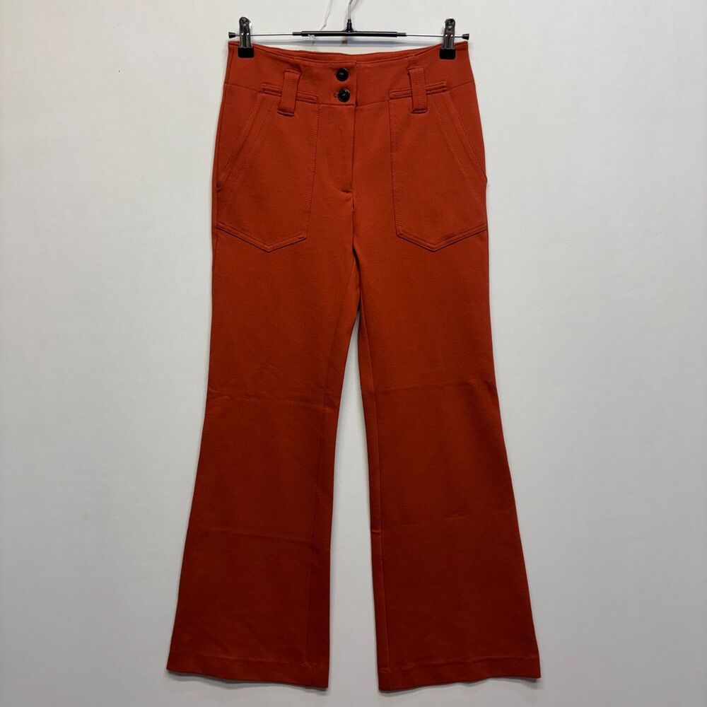 Maeve by Anthropologie Women Size US 0 UK 4 Ponte Wide Leg Pants D106 -4